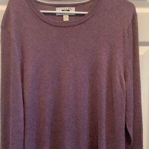 Joseph Abboud Purple Crewneck‎ Sweater, cashmere blend